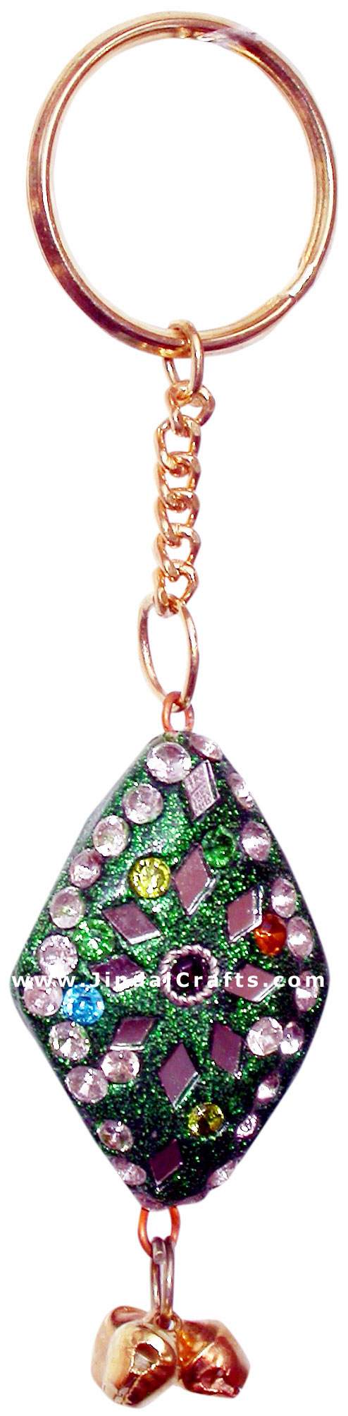 Handmade Colorful Lac Key Chain Key Ring Indian Art