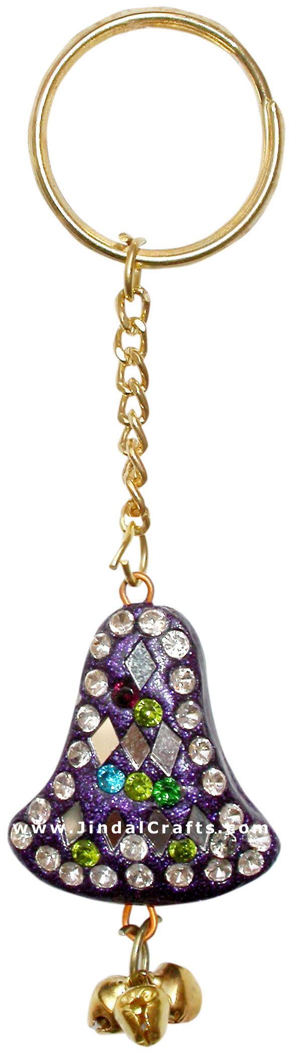 Handmade Colorful Lac Key Chain Key Ring Indian Art