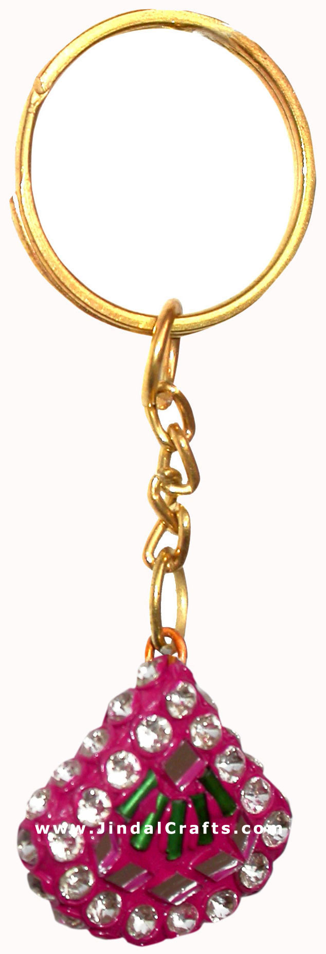 Handmade Colorful Lac Key Chain Key Ring Indian Art