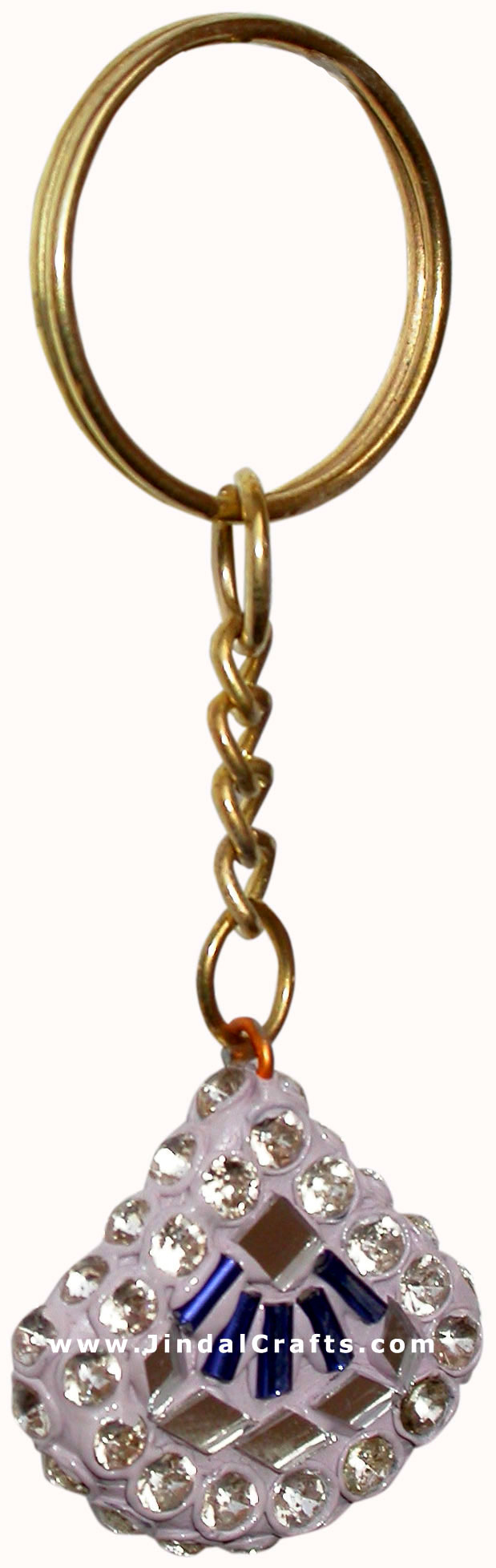 Handmade Colorful Lac Key Chain Key Ring Indian Art
