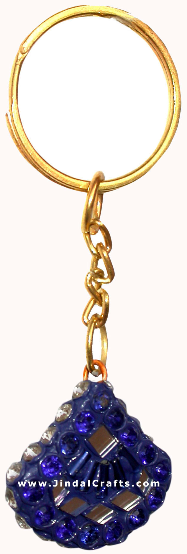Handmade Colorful Lac Key Chain Key Ring Indian Art