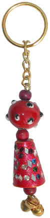 Lac Made Traditional Colourful Key Chain India Arts