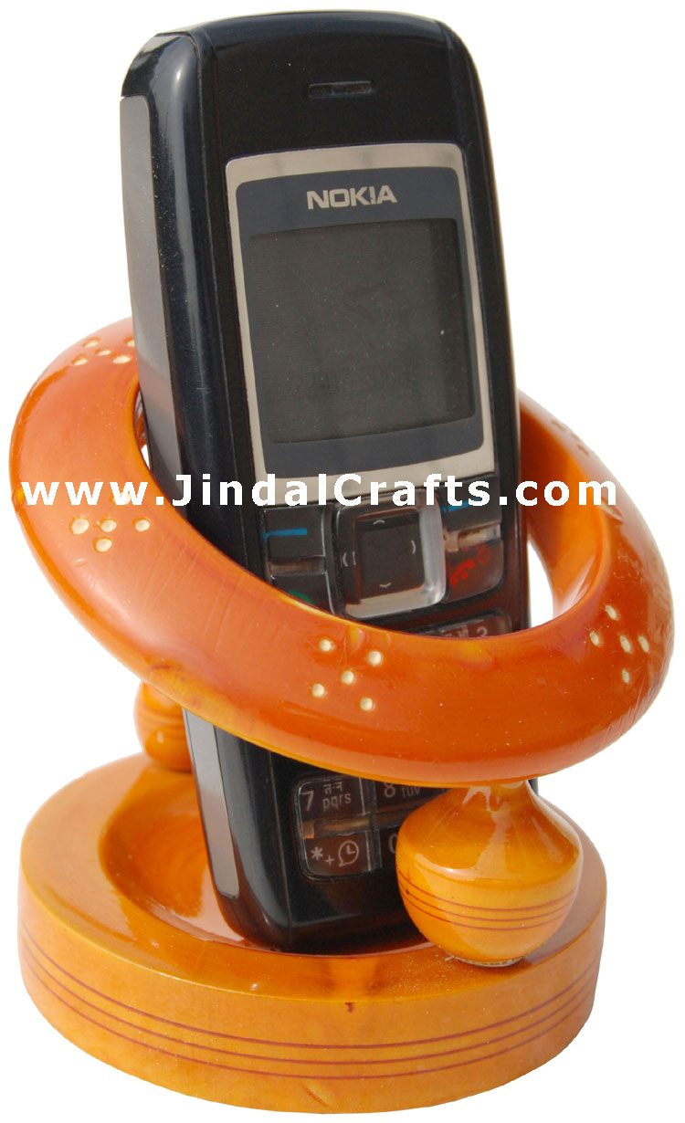 Hand Painted Wooden Mobile Stand - Vegtable Colors Used