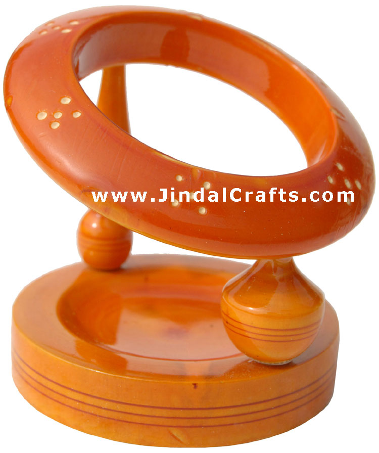 Hand Painted Wooden Mobile Stand - Vegtable Colors Used