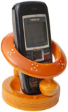 Hand Painted Wooden Mobile Stand - Vegtable Colors Used
