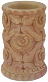 Hand Carved Wood Decorative Pen Holder Stand India Art