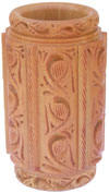 Hand Carved Wood Decorative Pen Holder Stand India Art