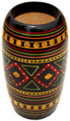 Pen Stand Handmade Hand Painted Colorful Box India Art