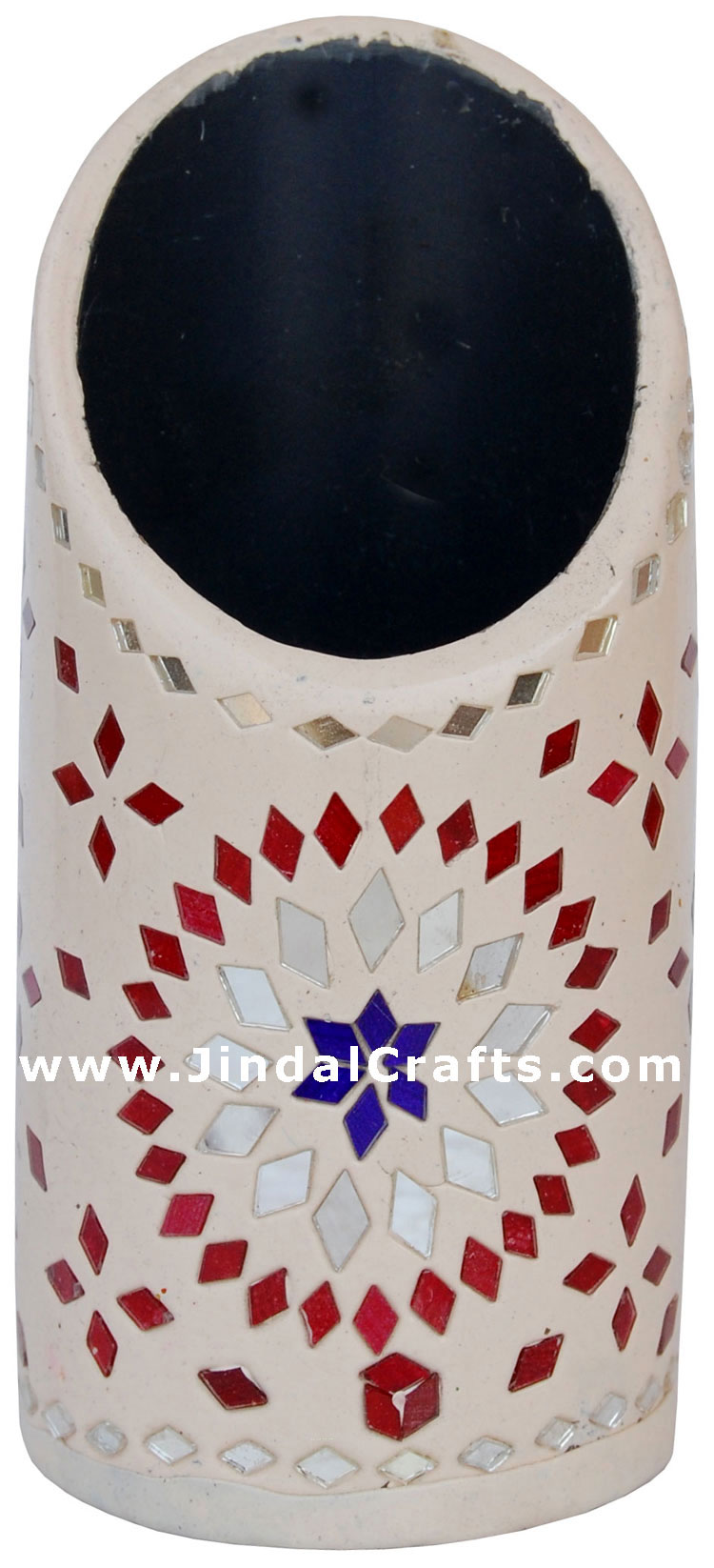 Handmade Decorative Lac Pen Stand from Indian Arts