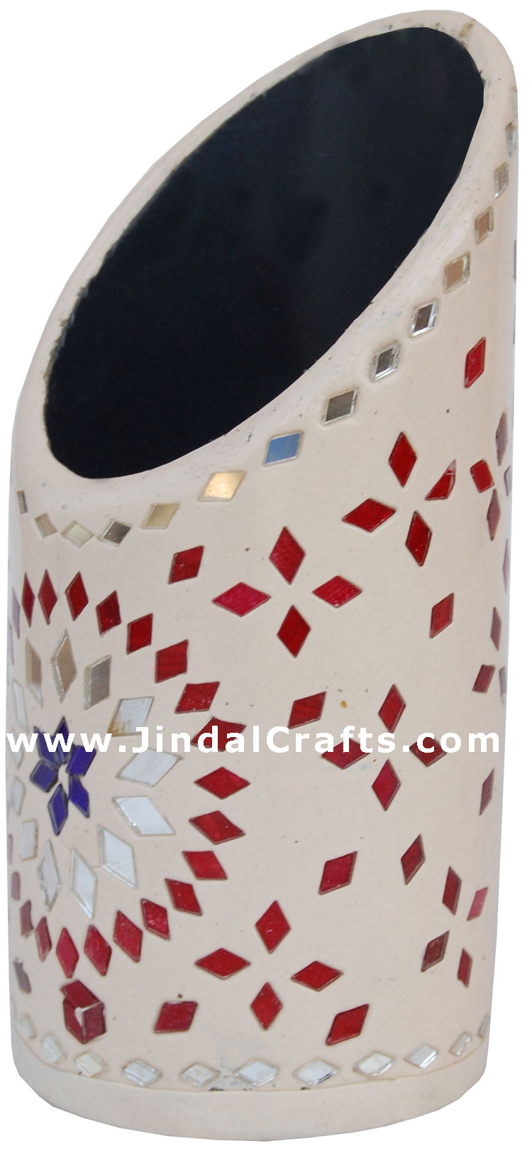 Handmade Decorative Lac Pen Stand from Indian Arts