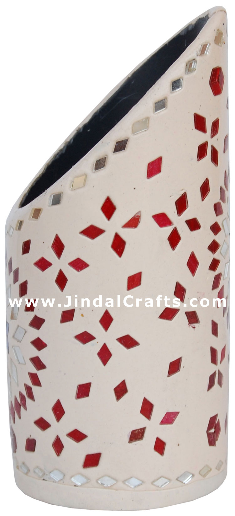 Handmade Decorative Lac Pen Stand from Indian Arts