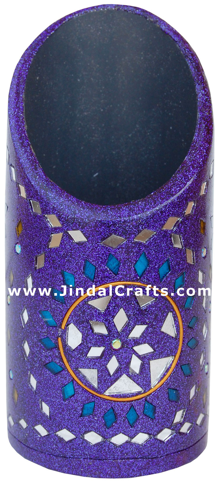 Handmade Decorative Lac Pen Stand from Indian Arts