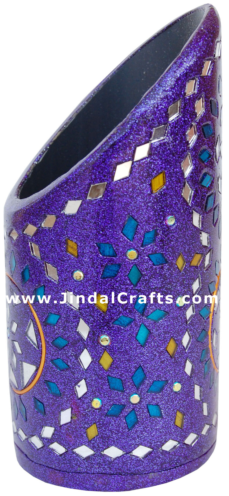 Handmade Decorative Lac Pen Stand from Indian Arts