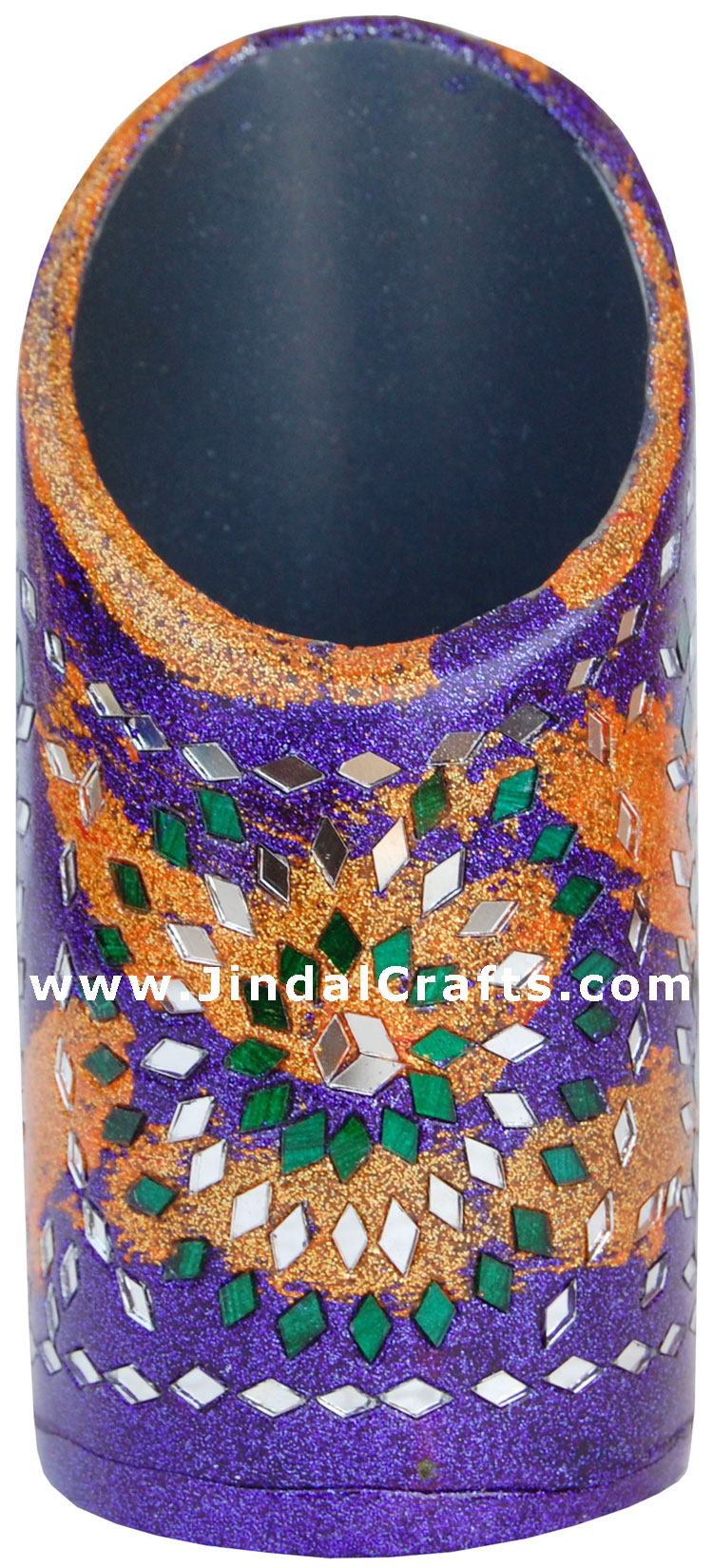 Handmade Decorative Lac Pen Stand from Indian Arts