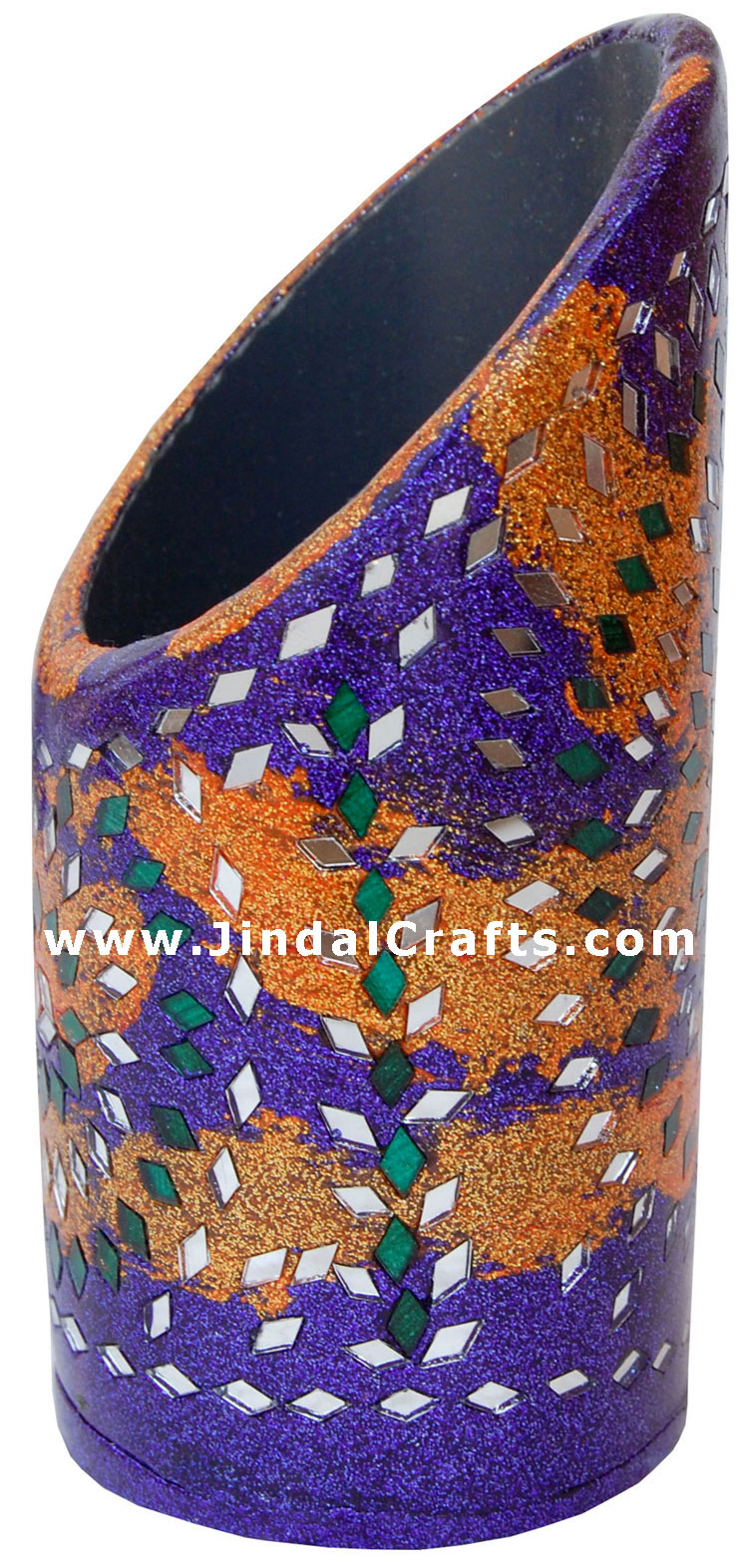 Handmade Decorative Lac Pen Stand from Indian Arts