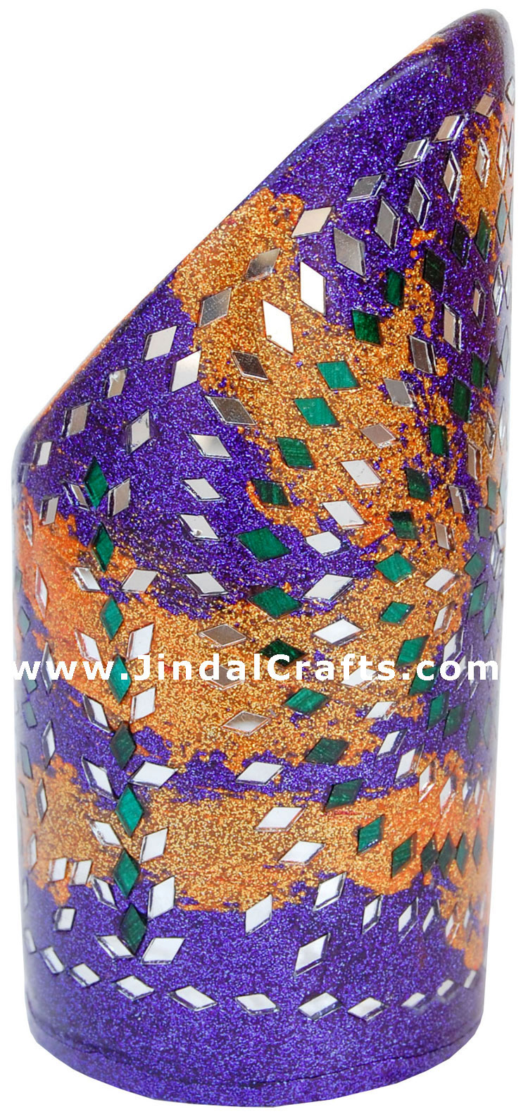 Handmade Decorative Lac Pen Stand from Indian Arts