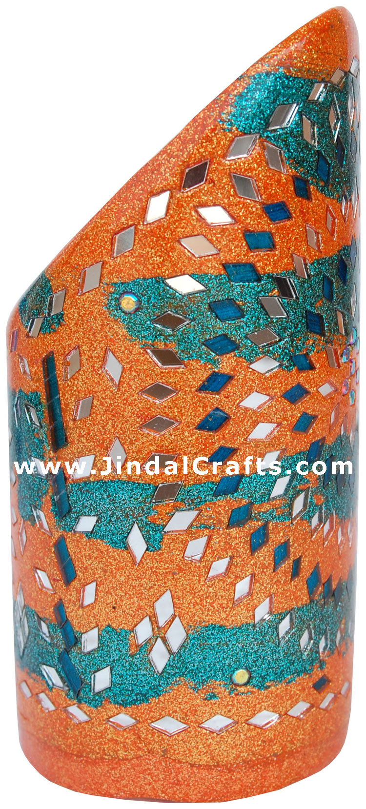 Handmade Decorative Lac Pen Stand from Indian Arts