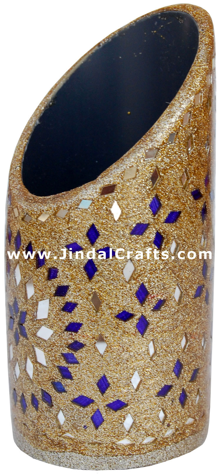 Handmade Decorative Lac Pen Stand from Indian Arts