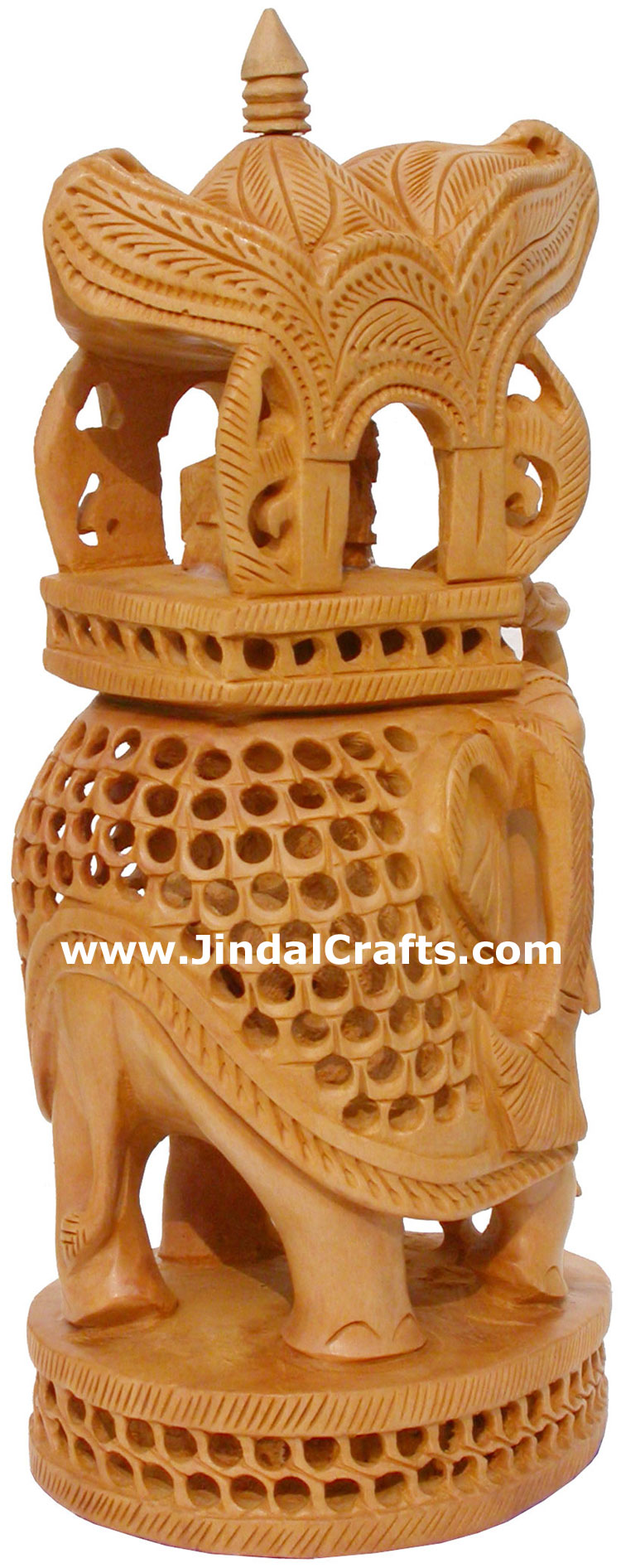 King Hunting in Jungle on Elephant India Sculpture Art