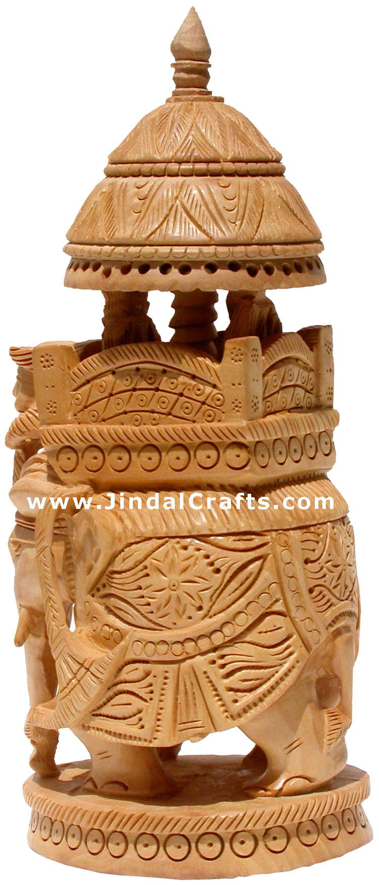 King Hunting in Jungle on Elephant India Sculpture Art