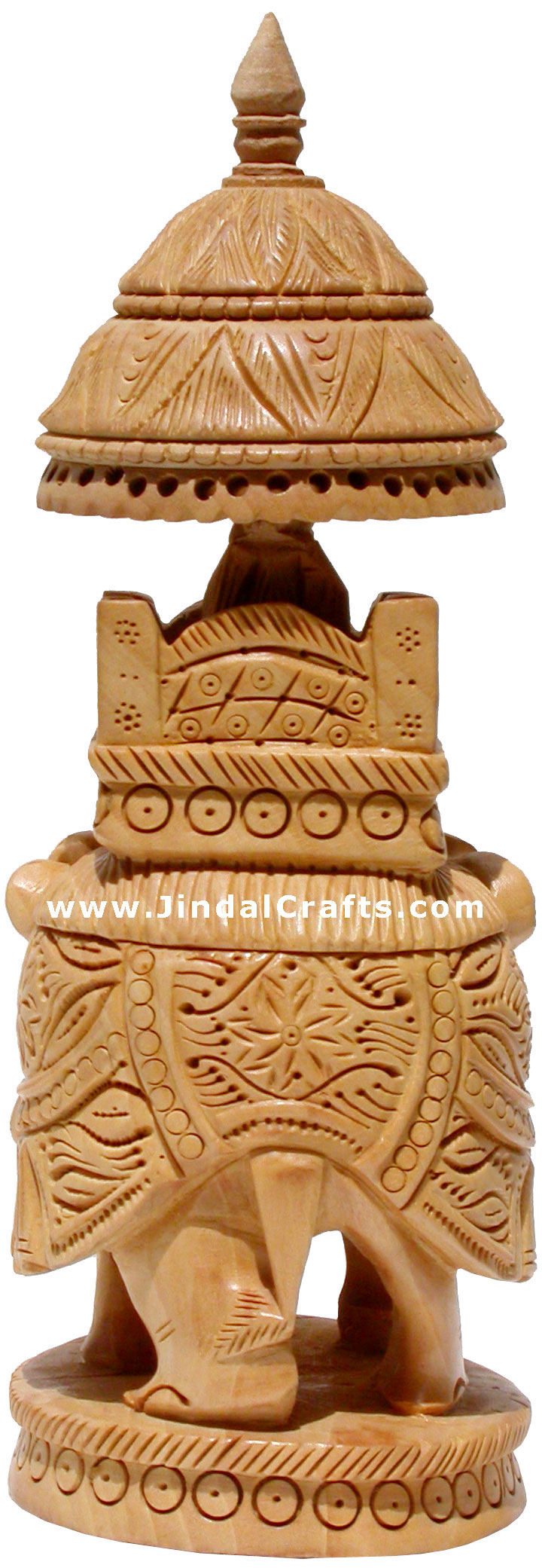 King Hunting in Jungle on Elephant India Sculpture Art