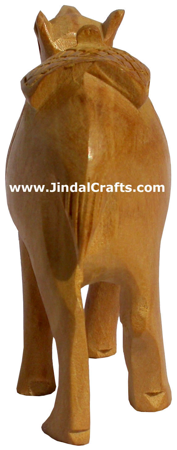 Hand Carved Kadam Wood Camel India Artifacts Arts