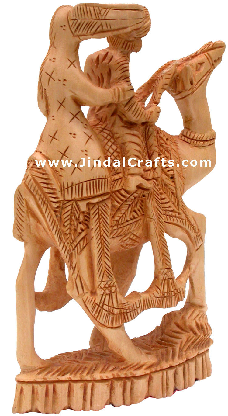 Handmade Wooden Traditional Figure Indian Artifacts