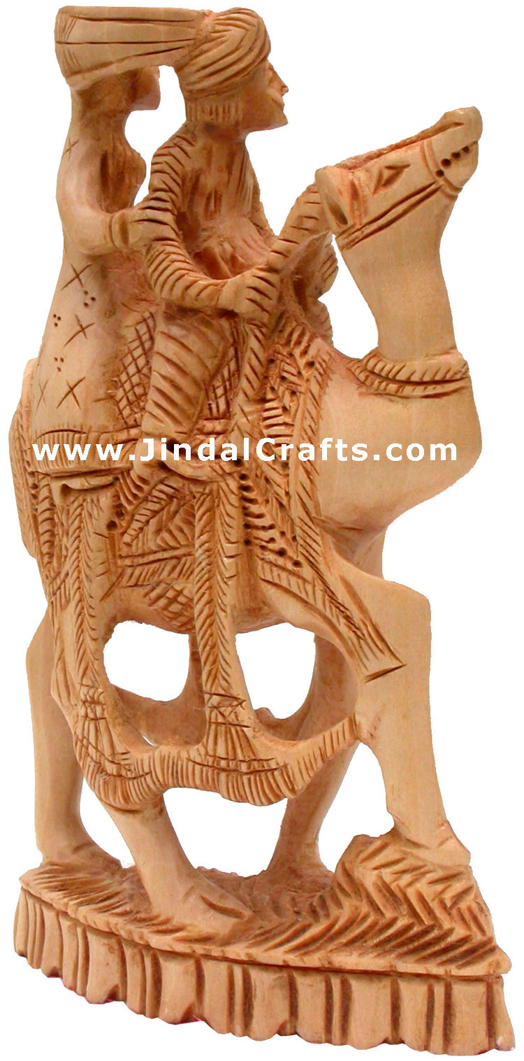 Handmade Wooden Traditional Figure Indian Artifacts
