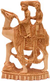 Handmade Wooden Traditional Figure Indian Artifacts