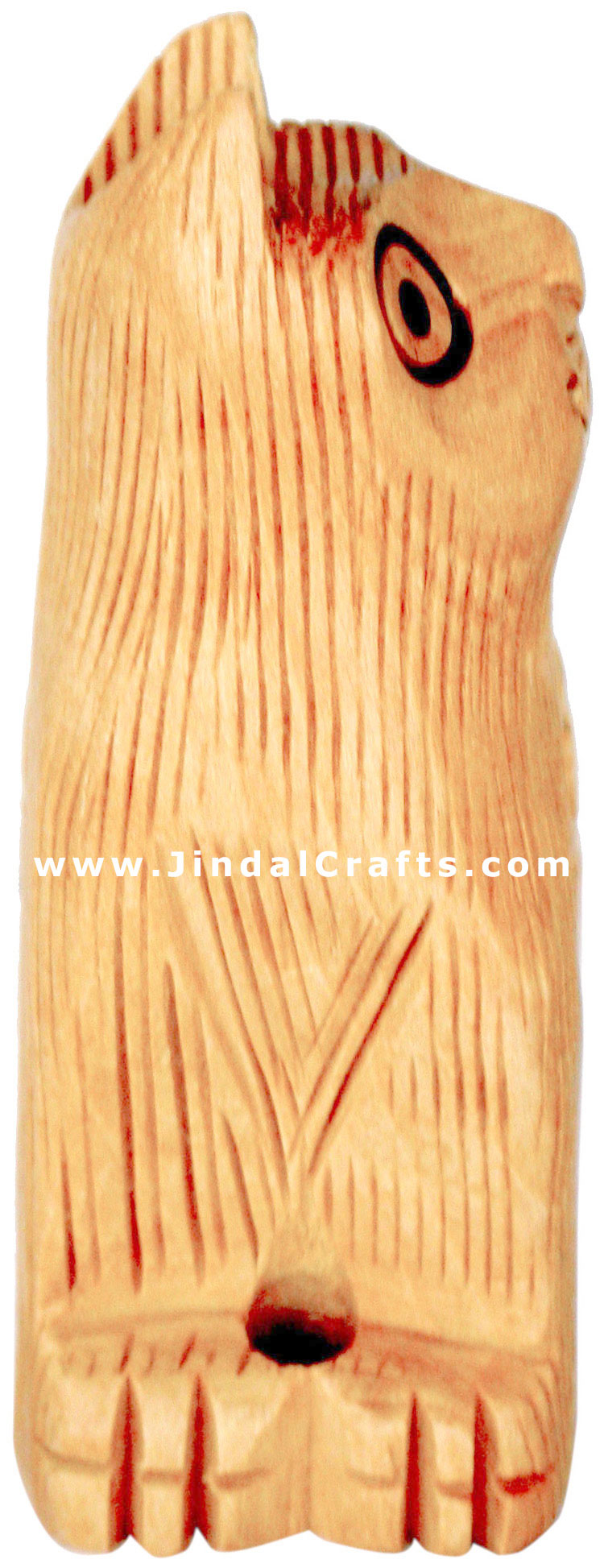 Set of Cats Handcarved Wooden Animal Figures India Art