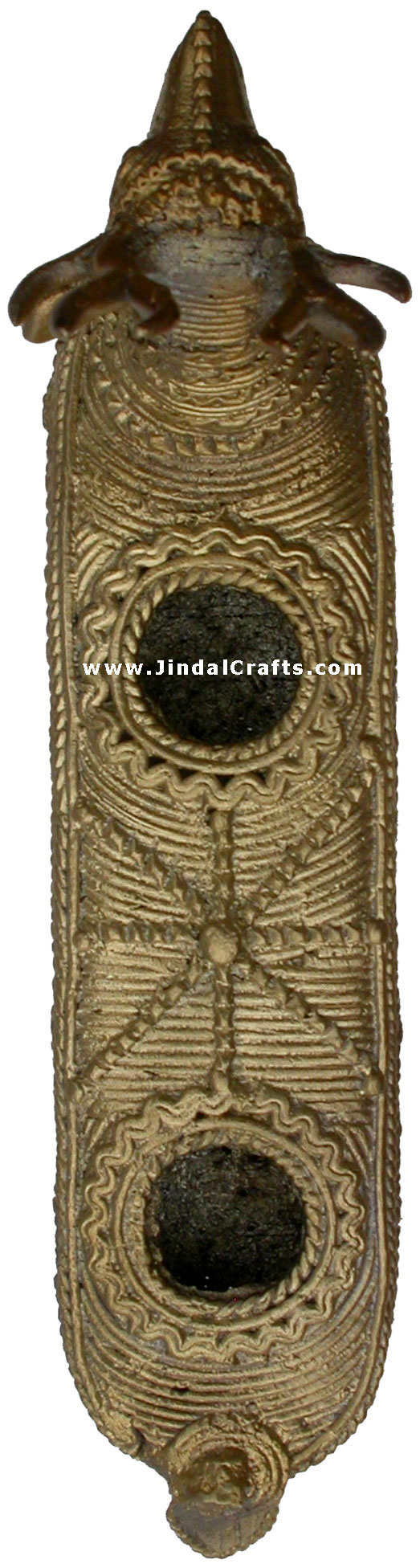 Dhokra Dear Candle Stand - Indian Tribal Art