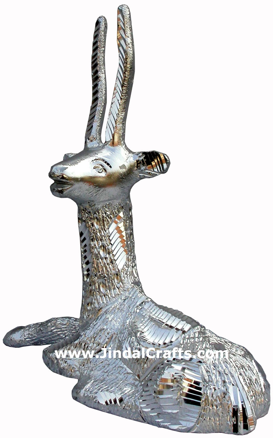 Metal Deer Figurine - Indian Art Craft Handicraft Figurine