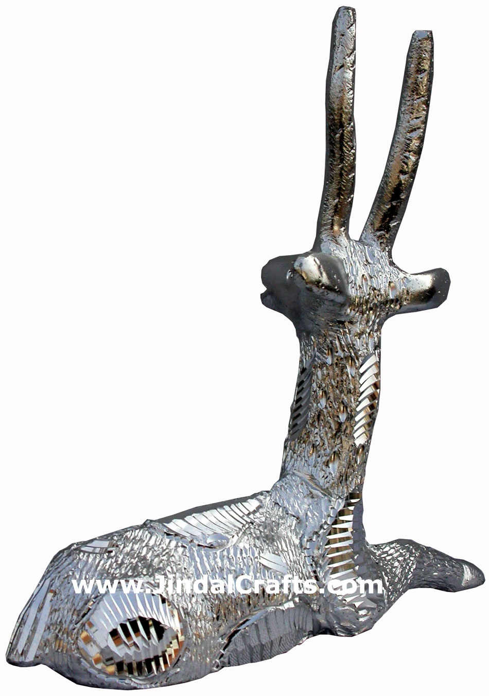 Metal Deer Figurine - Indian Art Craft Handicraft Figurine