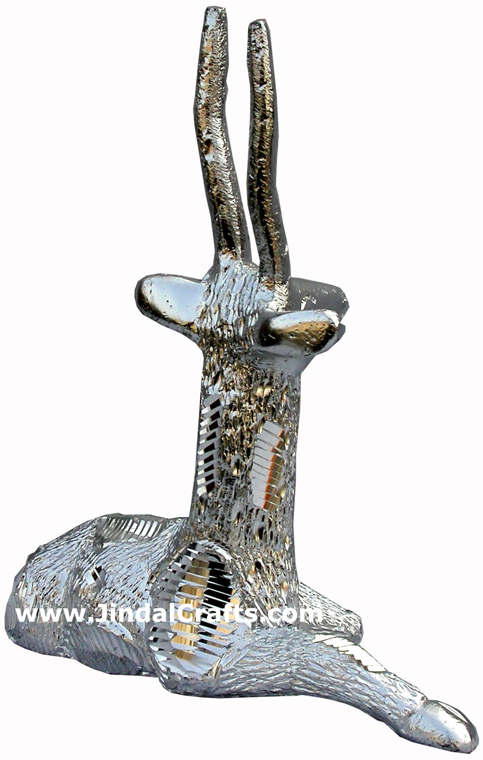 Metal Deer Figurine - Indian Art Craft Handicraft Figurine
