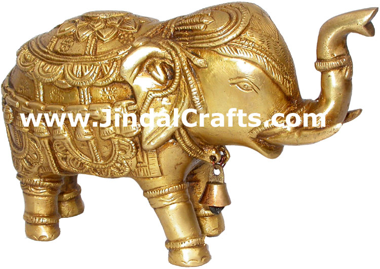 Elephant Handmade Figures India Royal Culture King Hunt