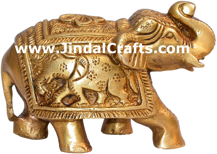 Elephant Animals Figures Metal Craft India Home Decor