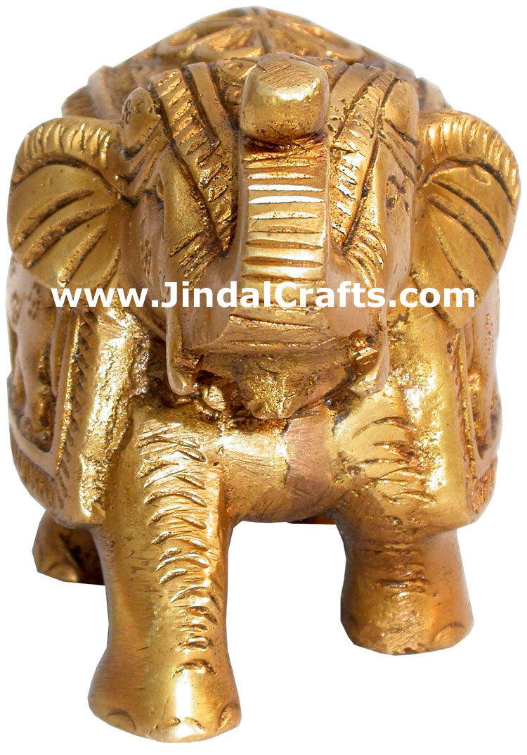 Elephant Animals Figures Metal Craft India Home Decor