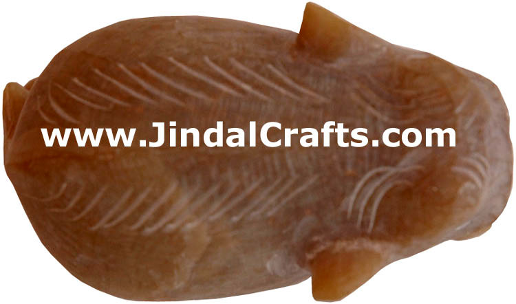 Elephant - Hand Carved Soft Stone Animals Figurines Art
