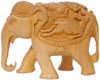 Hand Carved Jungle Wood Elephant India Artifacts Arts