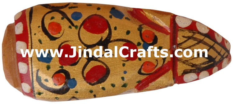 Handmade Painted Wooden Elephant Indian Art