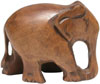 Hand Carved Wood Elephant Sculpture India Carving Art