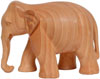 Hand Carved Wood Elephant Sculpture India Carving Art