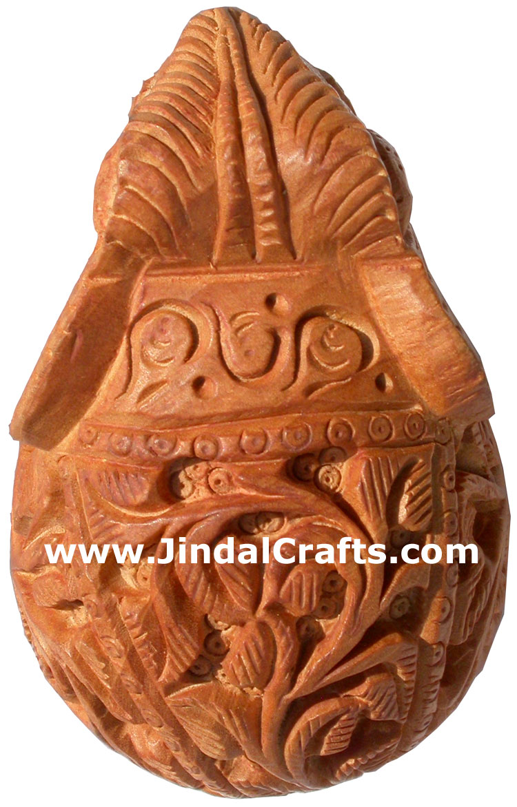 Hand Carved Wooden Elephant India Carving Handicrafts