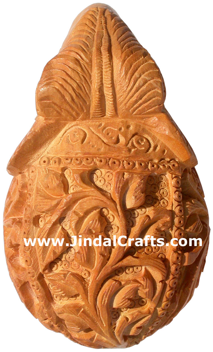 Hand Carved Wooden Elephant India Carving Handicrafts