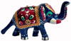Colourful Elephant Hand Painted Royal Decor Indian Art Craft Handicraft Figurine