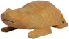 Kadam Wood Hand Carved Frog India Artifacts Arts