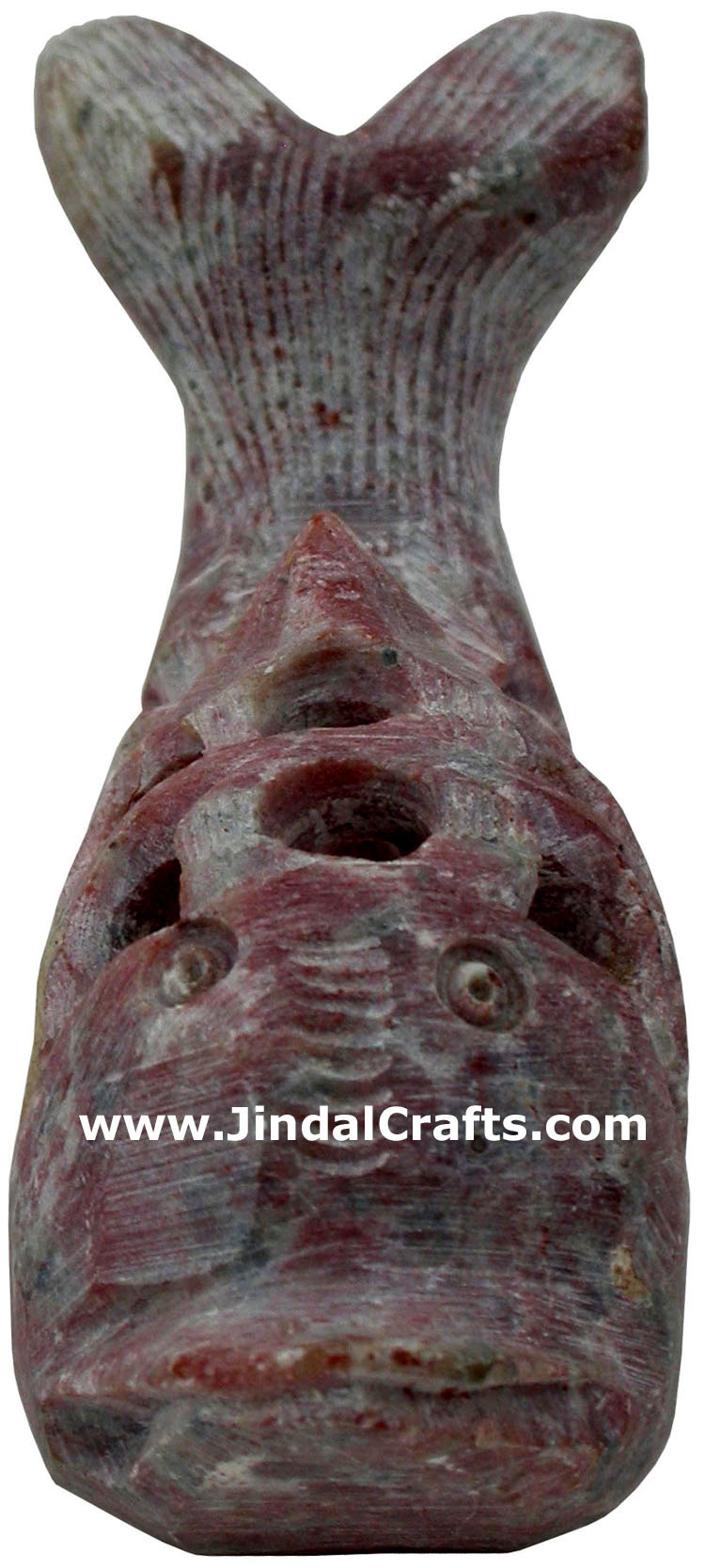 Fish - Hand Carved Soft Stone Animals Figures India Art