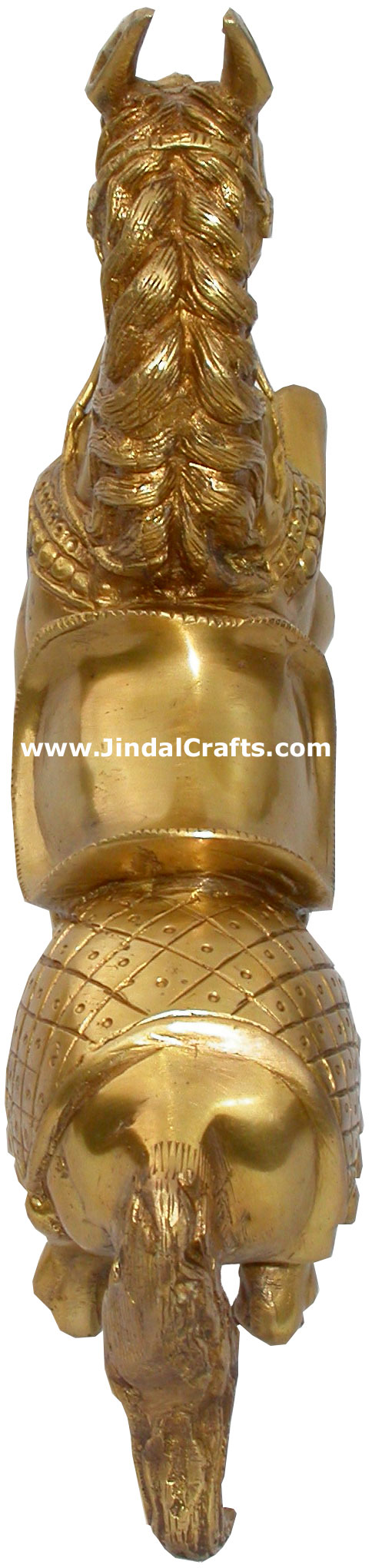 Horse Brass Animal Figure Sculpture Figurine India Arts