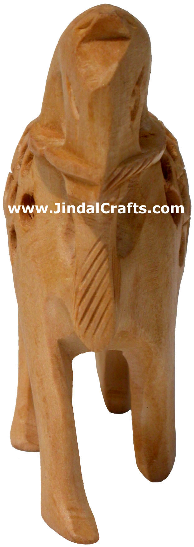 Horse - Hand Carved wooden Animals Figures India Art