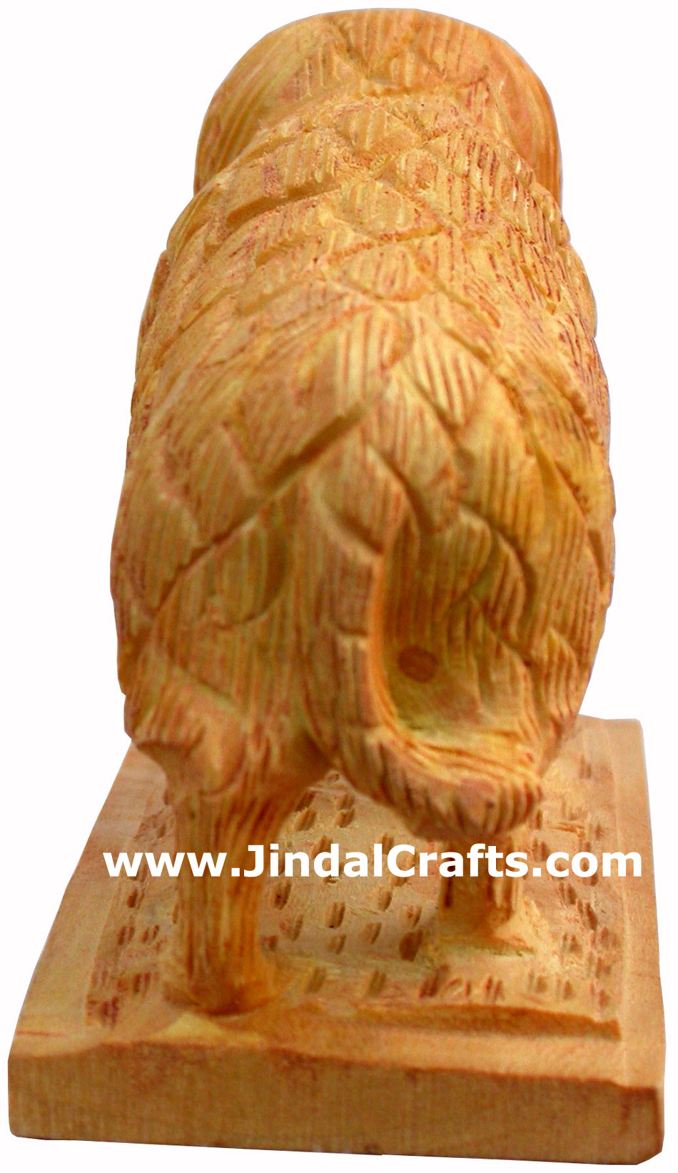 Wooden Sheep - Hand Carved Indian Art Craft Handicraft Figurine Home Decor